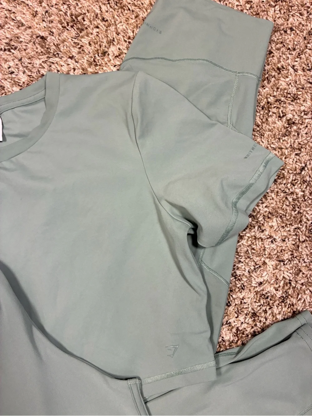 Gymshark x Whitney Simmons 3 Piece Matching Workout Set Crop Top Bra Leggings